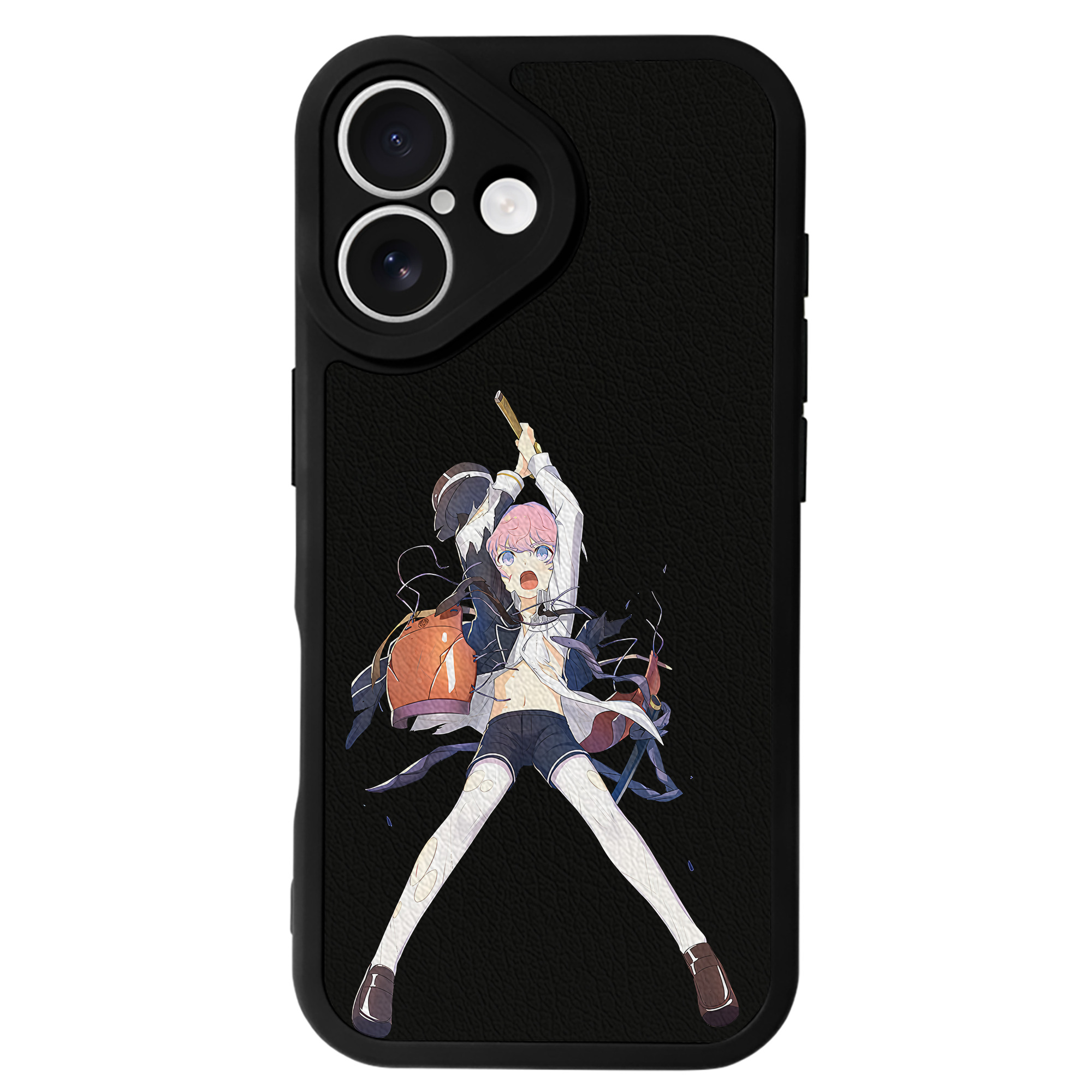 （画像用） 刀剣乱舞 Touken Ranbu 【iPhone 16シリーズ対応】シリコンスマホケース（レザー調） 材質：シリコン
